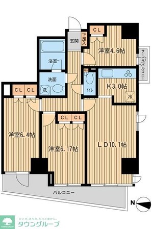 KDXレジデンス千駄木の物件間取画像